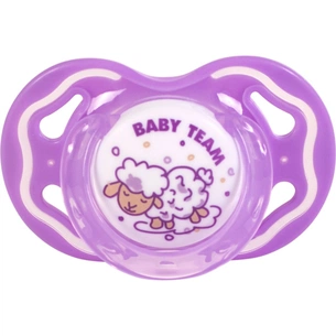 Пустушка Baby Team Силіконова ортодонтична від 6 місяців (4824428030113) зображення 1