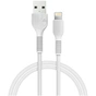Дата кабель USB 2.0 AM to Lightning 1.2m AL-CBCOLOR-L1WT White ACCLAB (1283126518225) - зменшене зображення 1