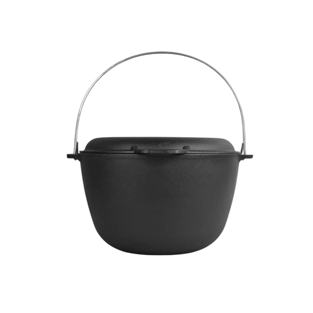 Котел туристичний Brizoll чавунний з кришкою-сковородою10 л (KT10-2) - picture 5