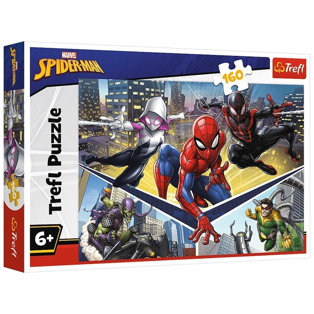 Пазл Trefl Spiderman Сила людини-павука 160 елементів (5900511154221) - зображення 1