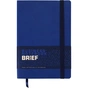 Книга записна Buromax BRIEF L2U, А5, 96 аркушів, лінія, синій (BM.295204-02) - зменшене зображення 1