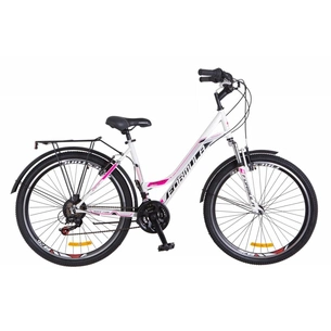 Велосипед Formula 26" OMEGA AM Vbr рама-18" 2019 білий з багажником (OPS-FR-26-308) зображення 1