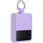 Чохол-накладка Samsung Silicone Cover with Ring для Samsung Galaxy Flip 4 SM-F721 Lavender (EF-PF721TVEGUA) - зменшене зображення 3