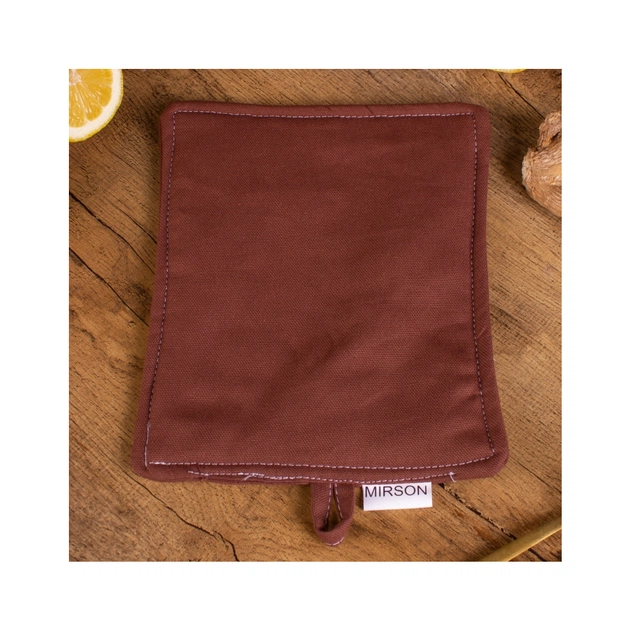 Кухонна прихватка MirSon Бязь 19-1217 Chocolate perla (2200006753742) - picture 2