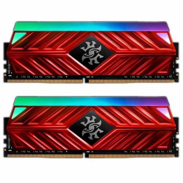 Модуль пам'яті для комп'ютера DDR4 16GB (2x8GB) 2666 MHz Spectrix D41 Red ADATA (AX4U266638G16-DR41) - изображение 1