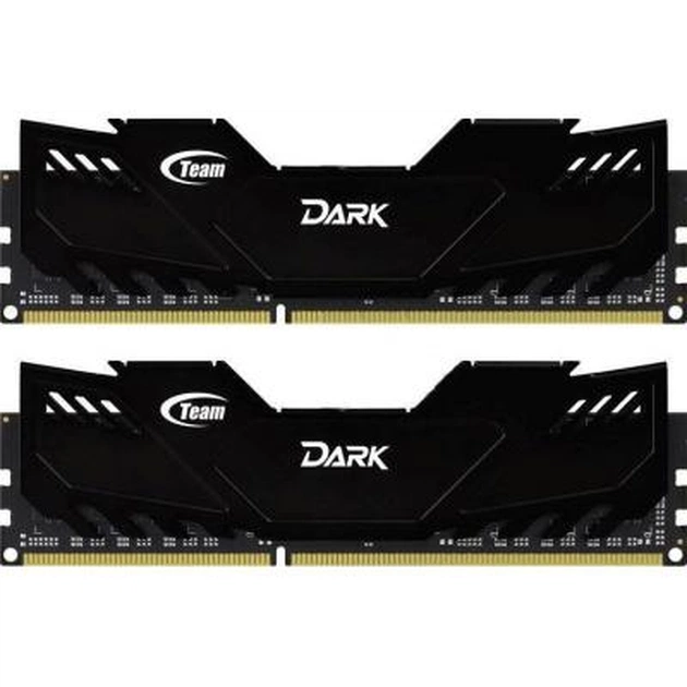 Модуль пам'яті для комп'ютера DDR4 8GB (2x4GB) 2800 MHz Dark Black Team (TDKED48G2800HC16ADC01) - изображение 1
