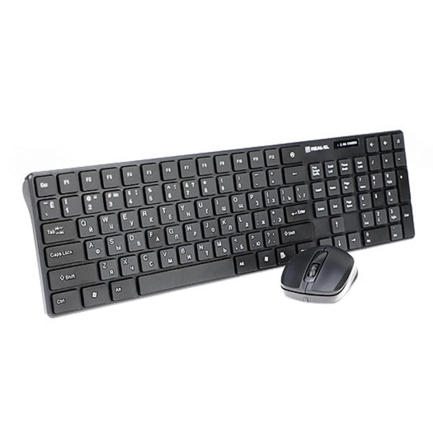 Комплект REAL-EL Comfort 9010 Kit Wireless Black - изображение 1