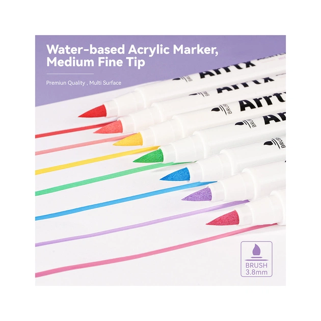 Художній маркер Arrtx акрилові AACM-0530A, 30 кольорів (LC303144) - picture 3