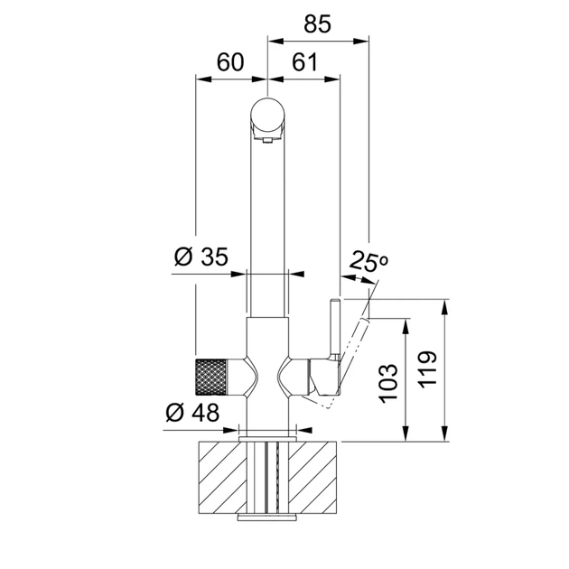Змішувач Franke Lina L Clear Water (120.0730.779) - зображення 8
