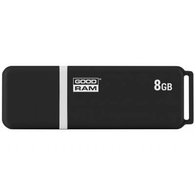 USB флеш накопичувач Goodram 8GB UMO2 Graphite USB 2.0 (UMO2-0080E0R11) - изображение 1