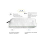 Подушка MirSon ортопедична DeLuxe Eco-Soft Aloe Vera 564 50х70 (2200000625151) - зменшене зображення 5