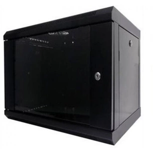 Шафа настінна Hypernet 9U 19" 600x350 (WMNC-35-9U-FLAT-BLACK) зображення 1