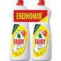 Засіб для ручного миття посуду Fairy Лимон 1 л х 2 шт. (8001841738642) - зменшене зображення 1