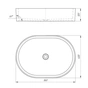 Раковина GRANADO Potes white gel (gbs0905g) - уменьшенное изображение 6