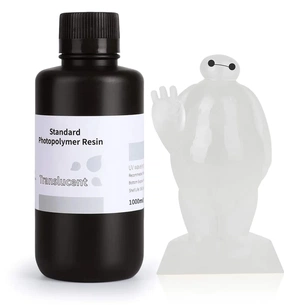 Фотополімерна смола ELEGOO Resin, Standard 1кг, translucent (50.103.0057) зображення 1