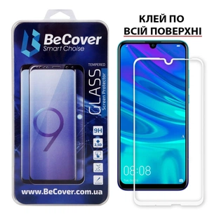 Скло захисне BeCover Full Glue & Cover Huawei P Smart 2019 White (703137) зображення 1