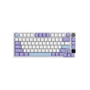 Клавіатура Ajazz AK820 Pro Flying Fish Switch Purple RGB USB/Wireless/Bluetooth UA Purple (AK820PRO-FF-PWB) зображення 1