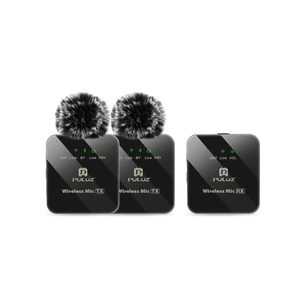 Мікрофон Puluz PULUZ 2 TX + 1 RX Wireless black (PU3154B) зображення 1