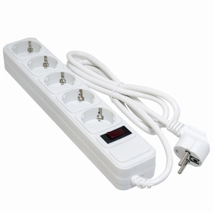 Мережевий фільтр живлення Patron 5m (SP-1055W), 5 розеток White (EXT-PN-SP-1055W) зображення 1