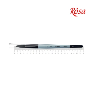 Пензлик для малювання Rosa Синтетика кругла, STREAM 132, № 10 (4823098517245) зображення 1