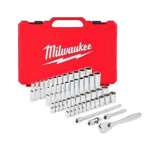 Набір торцевих головок Milwaukee 1/4", 50шт, з тріскачкою, кейс (4932464944) зображення 1