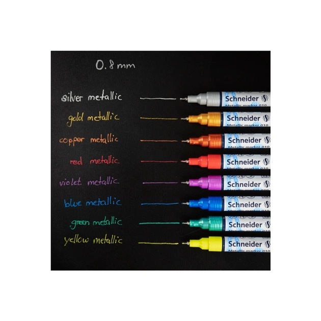 Набір маркерів Schneider металік Paint-It 0,8 мм 4 шт (ML01011502) - picture 6