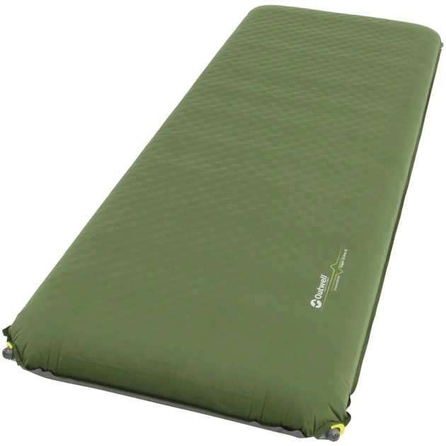 Туристичний килимок Outwell Self-inflating Mat Dreamcatcher Single 12 cm XL Green (928845) - изображение 1