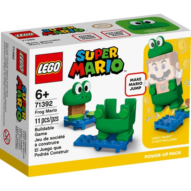 Конструктор LEGO Super Mario Набір підсилень «Маріо-жаба» 11 деталей (71392) - зображення 1