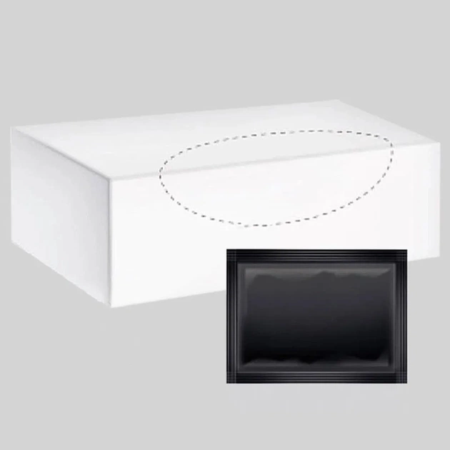 Влажные салфетки PRO service для рук и лица черные саше в боксе 80 шт. (4823071637588) - изображение 2