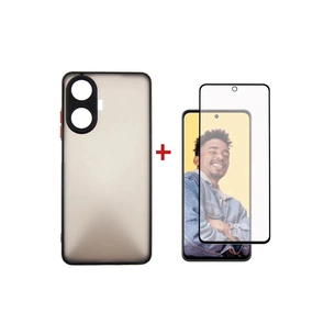 Чохол до мобільного телефона Dengos Kit for Realme C55 case + glass (Black) (DG-KM-34) зображення 1