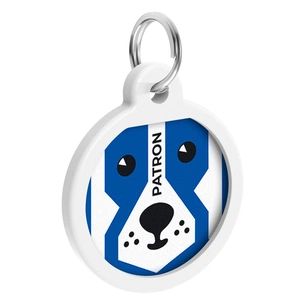 Адресник для тварин WAUDOG Smart ID з QR паспортом "Патрон", коло 25 мм (625-4025) зображення 1