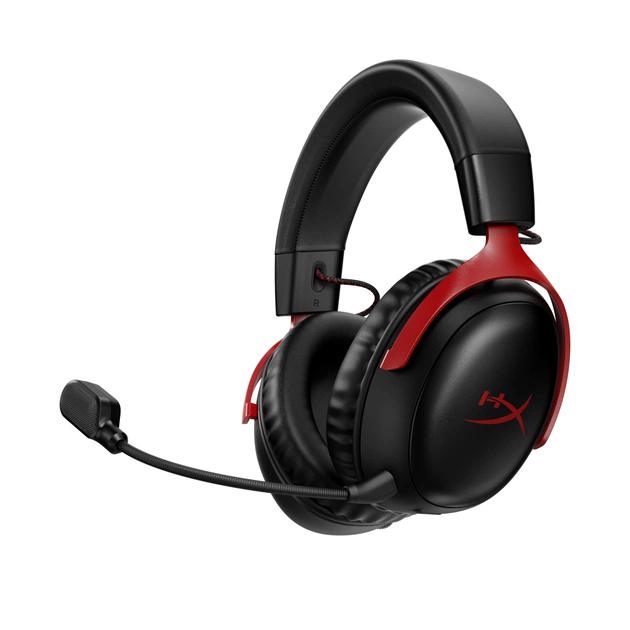 Навушники HyperX Cloud III Wireless Black-Red (77Z46AA) - изображение 1