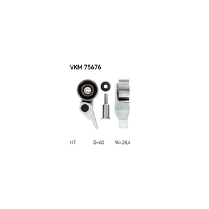 Ролик натягувача ременя SKF VKM 75676 зображення 1