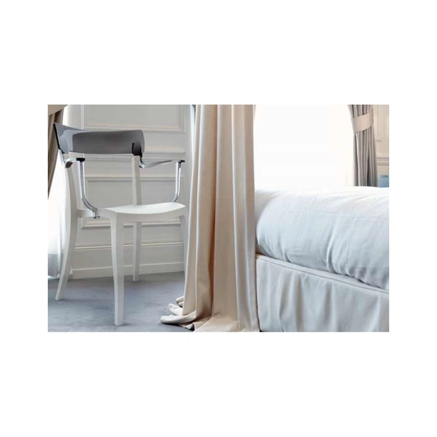 Кухонний стілець PAPATYA ГЕРА-К (Hera-k) біле 01, верх прозоро-червоний 29 (2348) - picture 5