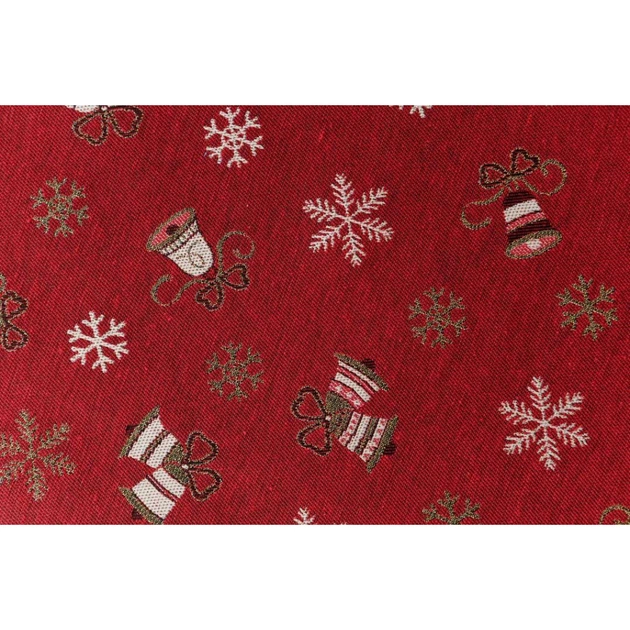 Скатертина Прованс Дзвіночки на червоному 136х136 см (036856) - picture 9