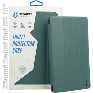 Чохол до планшета BeCover Soft Edge Stylus Mount Xiaomi Redmi Pad SE 11" Dark Green (710782) зображення 1