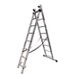 Драбина GTM 3-секції, розкладна, 3*8сх. 2,18-4,88м (KME308) - зменшене зображення 2