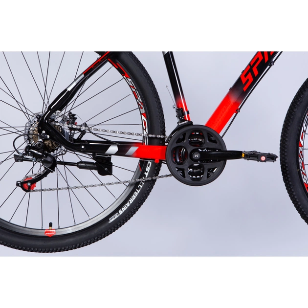 Велосипед Space 29" MERCURY DD FR рама-20" AL 2026 чорно-червоний (OPS-SP-29-178) - изображение 5