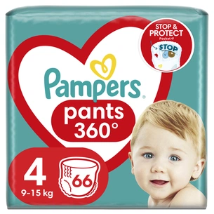 Підгузки Pampers трусики Maxi Pants Розмір 4 (9-15 кг) 66 шт (8006540069080) зображення 1
