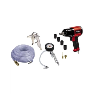 Гайковерт Einhell з набором пневматичних інструментів 10 шт. (4020577) зображення 1