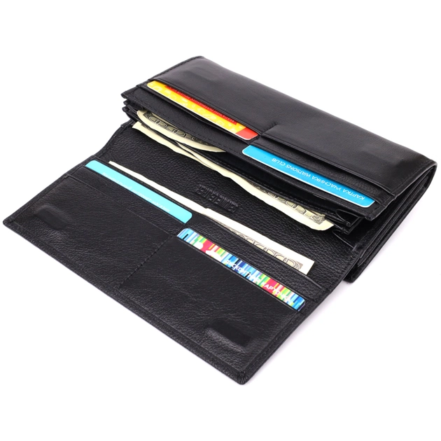 Гаманець ST Leather З натуральної шкіри Чорний (23112) - picture 7