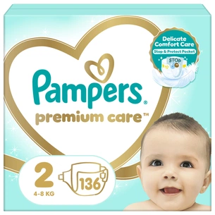 Підгузки Pampers Premium Care Розмір 2 (4-8 кг) 136 шт (8006540855812) зображення 1