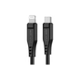 Дата кабель USB-C to Lightning 1.2m 3.0A TPE C3-01 Black Acefast (6974316280804) - зменшене зображення 1