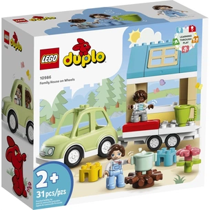 Конструктор LEGO DUPLO Town Сімейний будинок на колесах 31 деталь (10986) зображення 1