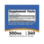 Вітамінно-мінеральний комплекс Nutricost Магнієвий комплекс, 500 мг, Magnesium Complex, 240 капсул (NCS67277) - зменшене зображення 3