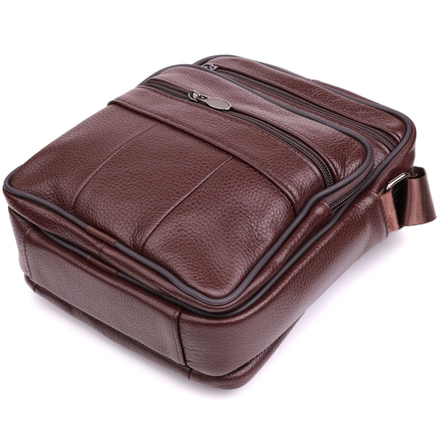 Сумка Vintage З натуральної шкіри Коричнева (22858) - зображення 6