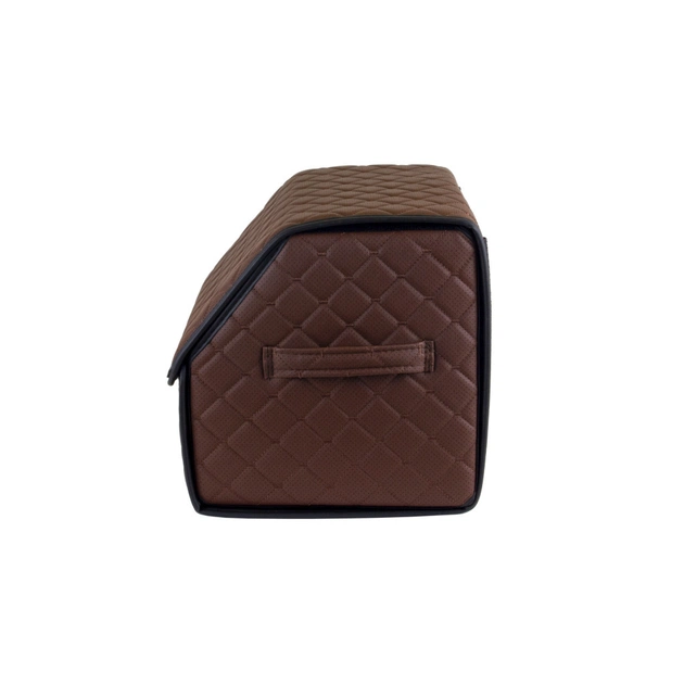 Сумка-органайзер EVAtech ECO S 30x30x35 см коричнева з коричневою ниткою (EHECESZZBB) - picture 7