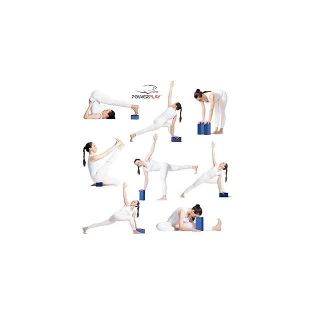 Блок для йоги PowerPlay 4006 Yoga Brick М'ятний (PP_4006_Mint_Yoga_Brick) - picture 4
