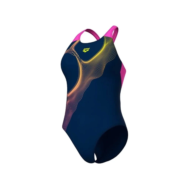 Купальник Arena Ripples Swimsuit V Back B 009021-780 синій 42 (3468337506102) - зображення 5