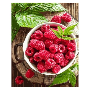 Картина по номерам Strateg Малина VA-1117 40х50 см (4820220564085) зображення 1